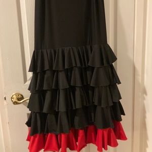 Flamenco Ruffle Skirt Size L-XL